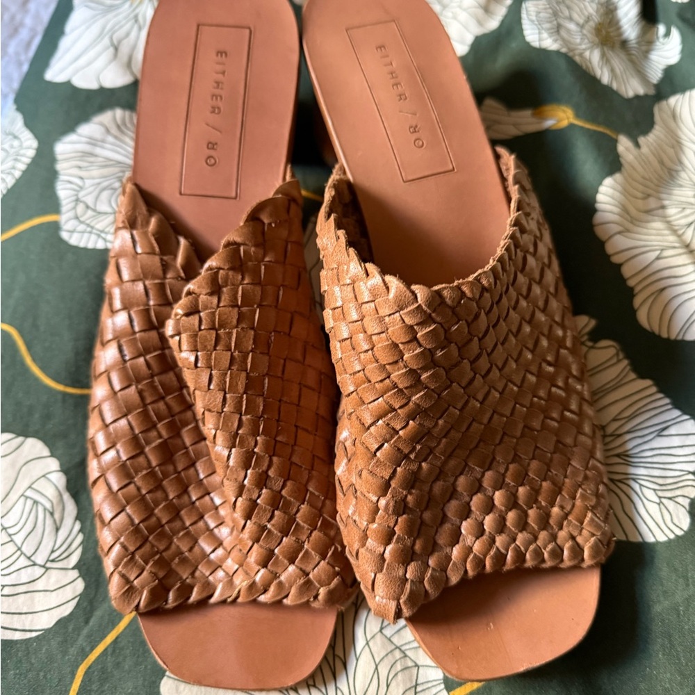Either/Or Woven Heels